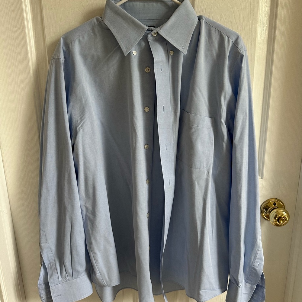 Croft & Barrow Blue Dress Shirt Classic Style
